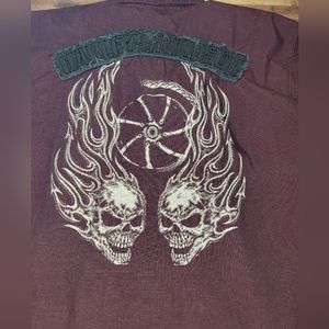 Harley Davidson Short Sleeve Button Down Shirt EXCELLENT CONDITION